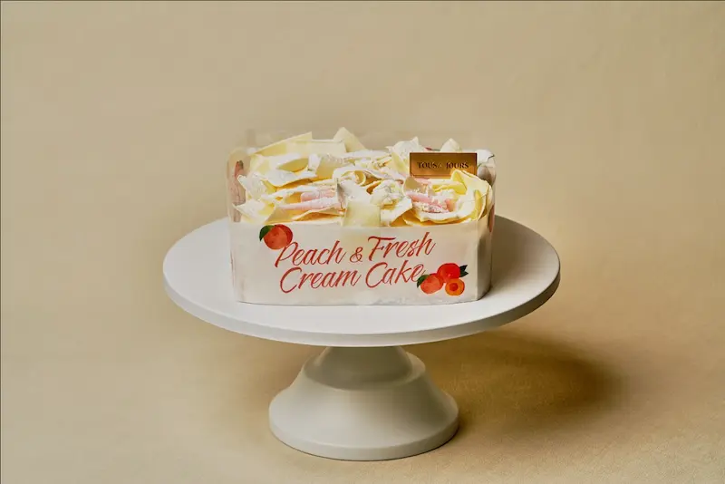 Peach Cream Cake